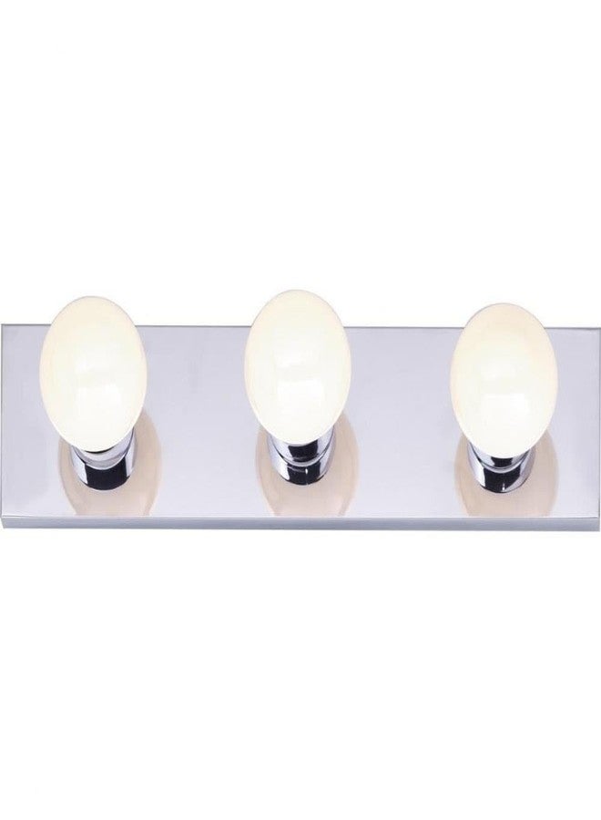 نوفو وحدة إضاءة ثلاثية من نوع Nuvo 60/6112، مطلية بالكروم - Image 4