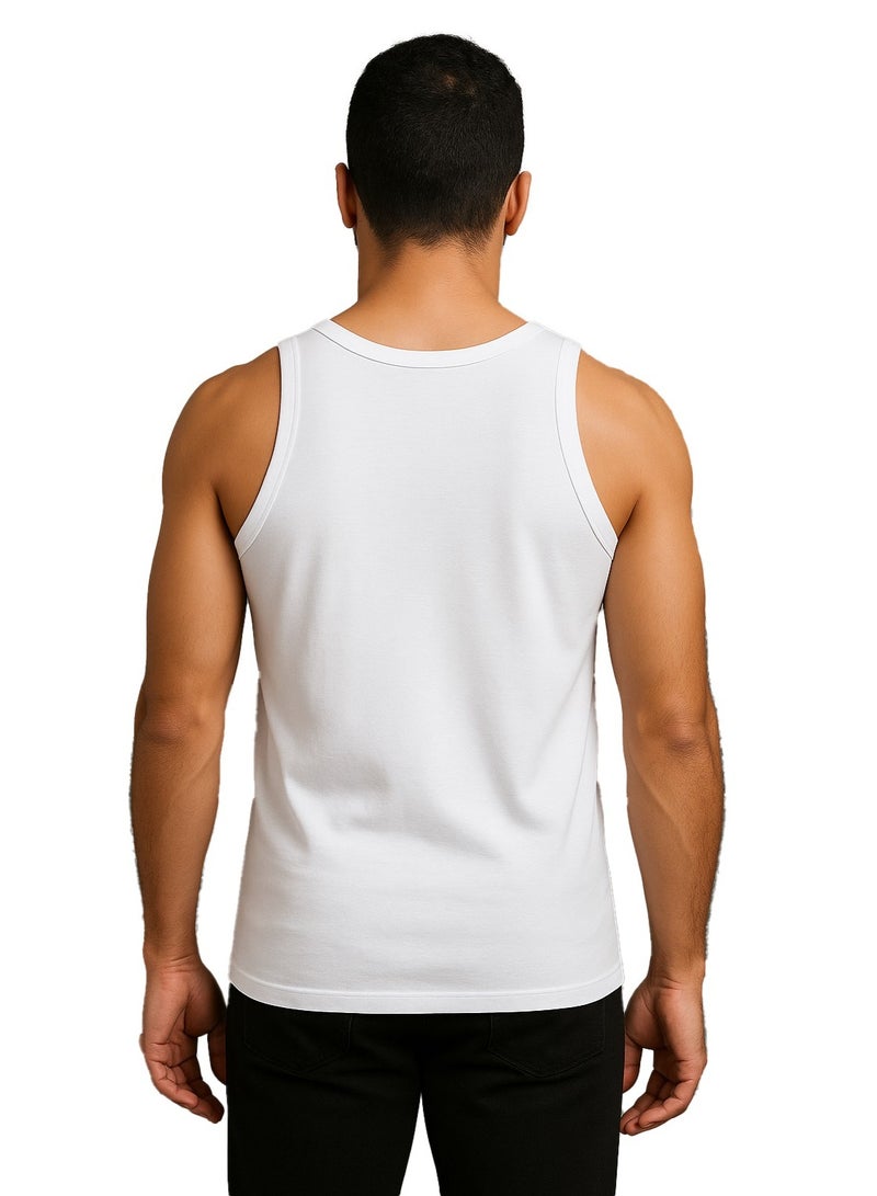 Caesar Men’s Tank Undershirt Bundle – 3 Pieces - Image 3