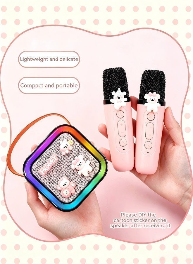Nestvel Cute Rabbit Themed All-in-One Gift Set - Karaoke Speaker, Ceramic Cup & Decor Toy Hamper, Perfect Birthday & Party Gift for Girls Kids, Ideal for Home Decoration & Family Fun - Image 5