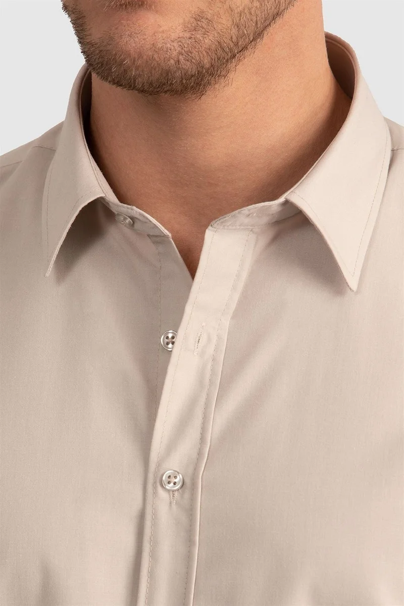 Tudors Slim Fit Narrow Cut Tery Cotton Men's Shirt