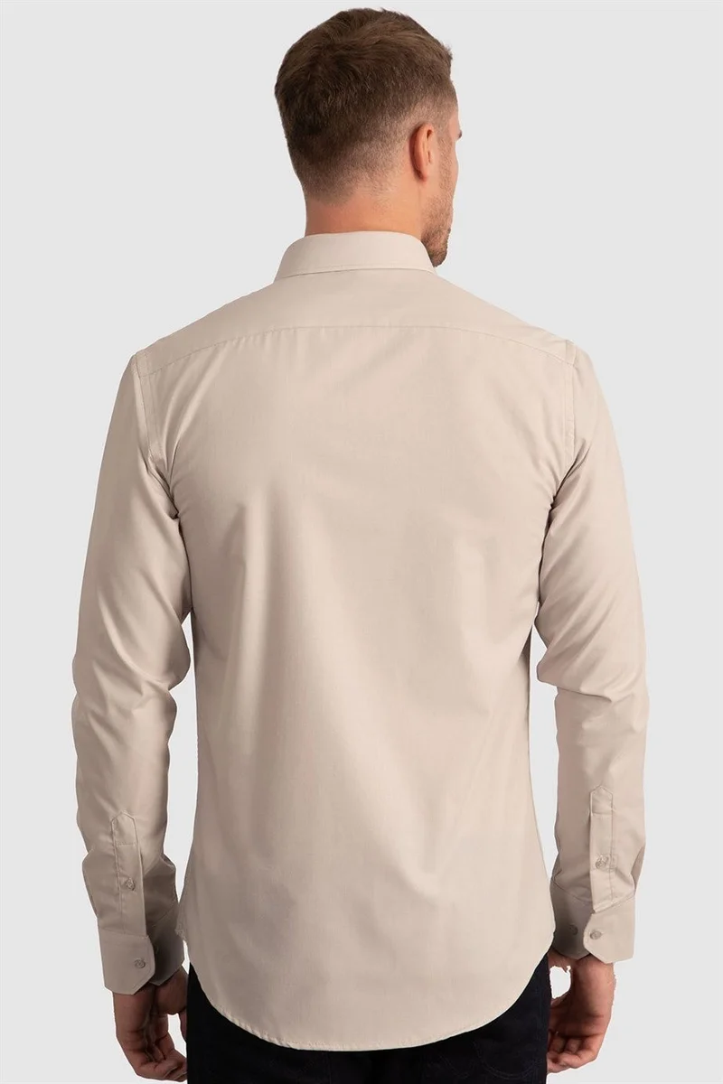 Tudors Slim Fit Narrow Cut Tery Cotton Men's Shirt