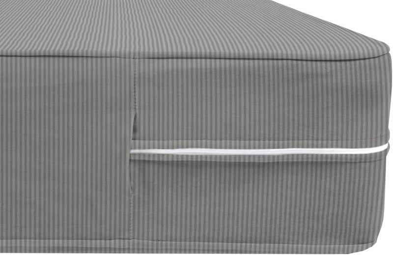 BSB HOME ® Premium Cotton Mattress Cover/Protector with Zipper Chain| Available in Provides All Around Protection with 360° Encasing |72"x36" (6x3 ft) - Pack of 1 - Grey - Image 4