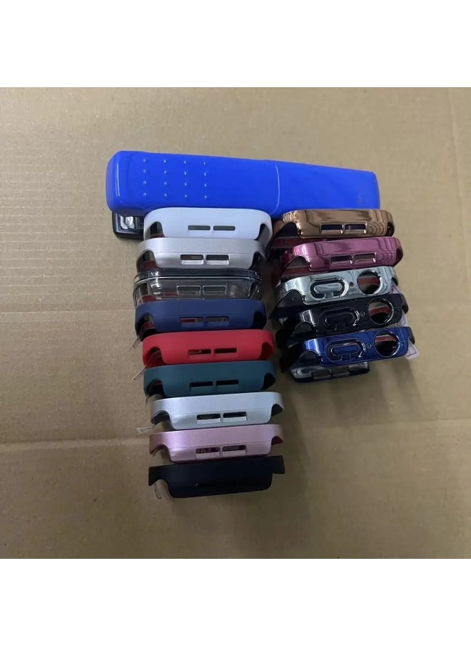 Generic - For Apple Watch 10 46mm Waterproof Case Ultra Protective Integrated Electroplating Dustproof Version With Frosted Surface-Color:(Transparent) Packaging With Carton-Appearance Size:41mm - Image 1