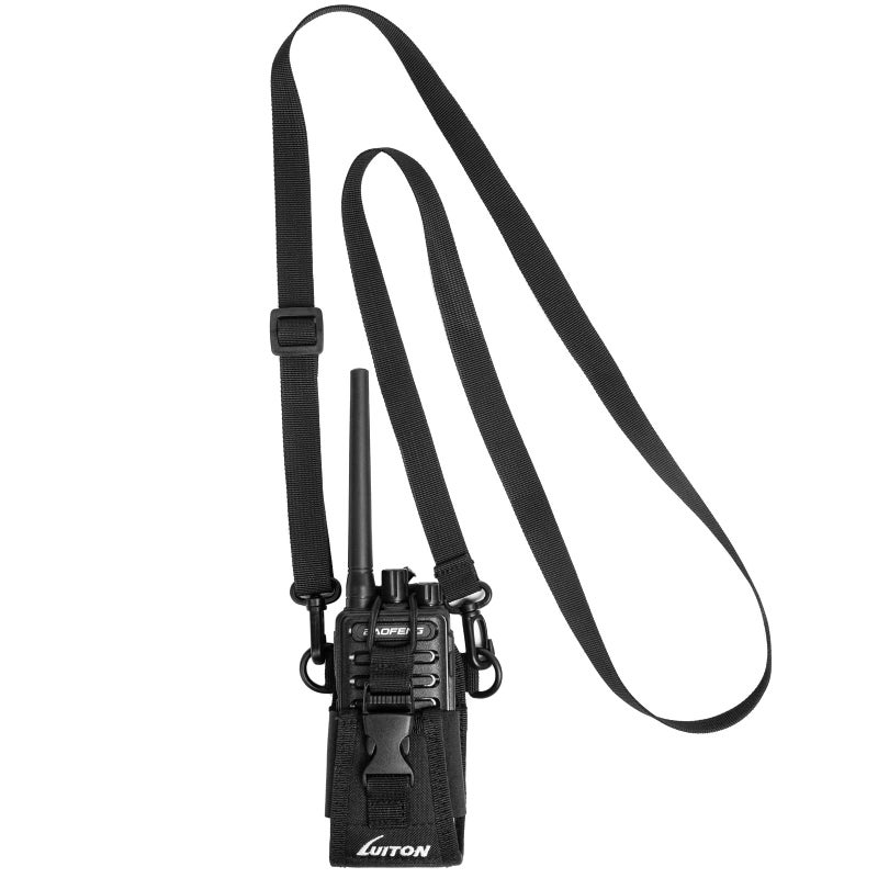 LUITON Radio Holder Walkie Talkie Pouch Molle Radio Pouch BaoFeng Radio Holster Strap Radio Case for Duty Belt Compatible with BaoFeng UV5R 888S F8HP Kenwood Icom HYT Arcshell Retevis H777 (1 Pack) - Image 5