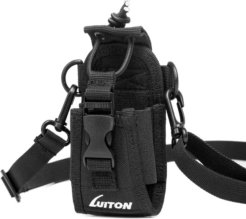 LUITON Radio Holder Walkie Talkie Pouch Molle Radio Pouch BaoFeng Radio Holster Strap Radio Case for Duty Belt Compatible with BaoFeng UV5R 888S F8HP Kenwood Icom HYT Arcshell Retevis H777 (1 Pack) - Image 1