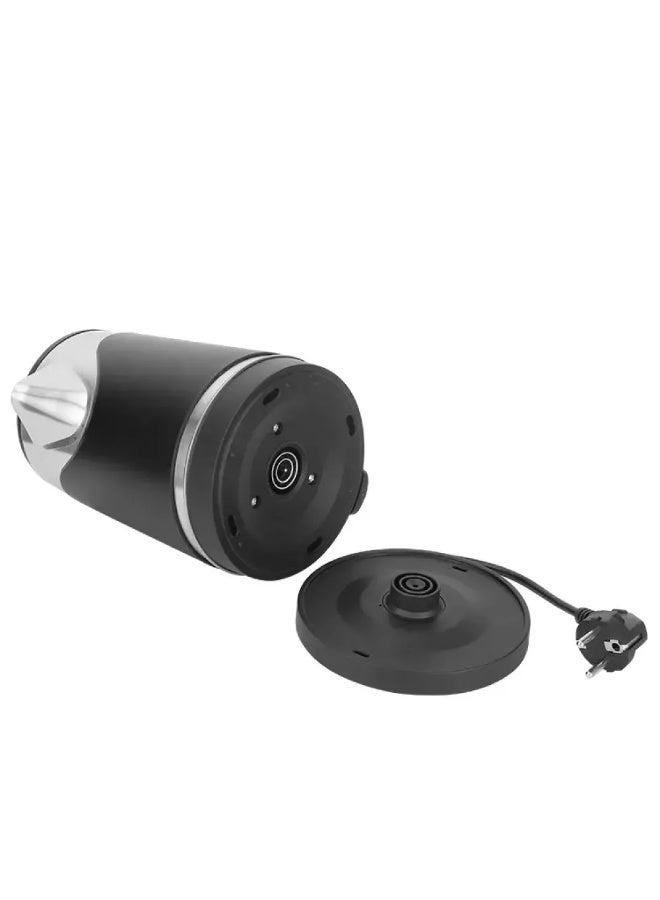 Silver Love Electric Kettle SC-318, 2.0L Capacity, 1500W Fast Boil, Stainless Steel Body, Water Level Indicator, Removable & Washable Filter, Black - Image 3