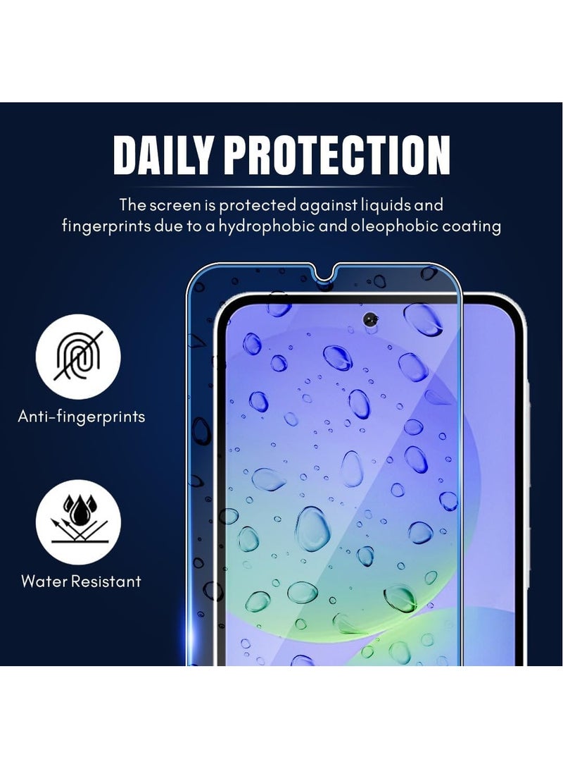 LEDIN Samsung Galaxy A36 / A56 Screen Protector Tempered Glass Cover, Case Friendly Transparent Guard, Bubble Free Easy Installation Screen Protector for Galaxy A36 / A56 (2 Pack) (CLEAR) - Image 4