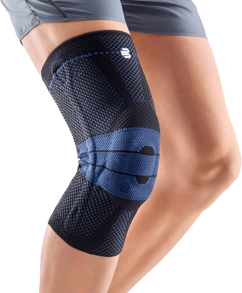 Bauerfeind - GenuTrain - Knee Brace - Targeted Support for Pain Relief and Stabilization of The Knee, Provides Relief of Weak, Swollen, and Injured Knees- Size 2 - Color Black - Image 1