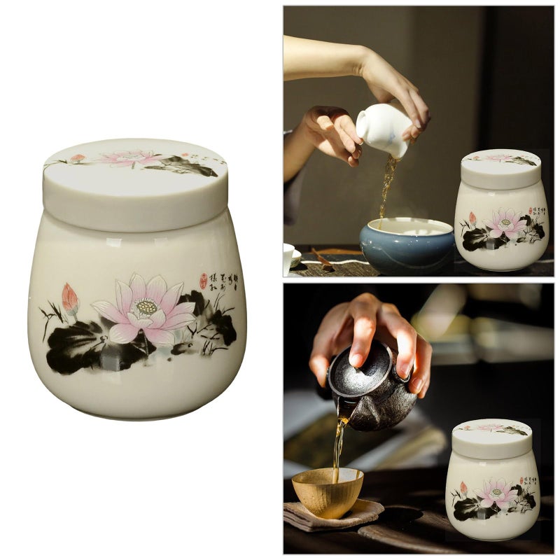 Ceramic Steamer Pot 220ml For Eggs Soup Congee Heat Retention Flowers Bloom Design - Image 2
