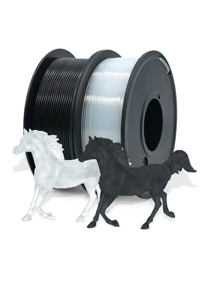 PLA 3D Printing Filament 1.75mm Black 0.25kg Spool Precision Plus Minus 0.02mm for FDM Printer Consistent Quality Reliable Printing Premium Material - Image 3