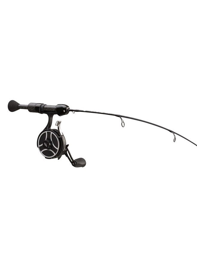 13 Fishing The Snitch Pro/Freefall Ghost - Inline Ice Fishing Combo - 23" with Flex-Core Quick Action Tip - Left Hand Retrieve - SNPFF-23-LH - Image 2