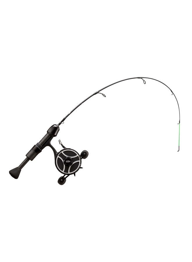 13 Fishing The Snitch Pro/Freefall Ghost - Inline Ice Fishing Combo - 23" with Flex-Core Quick Action Tip - Left Hand Retrieve - SNPFF-23-LH - Image 1