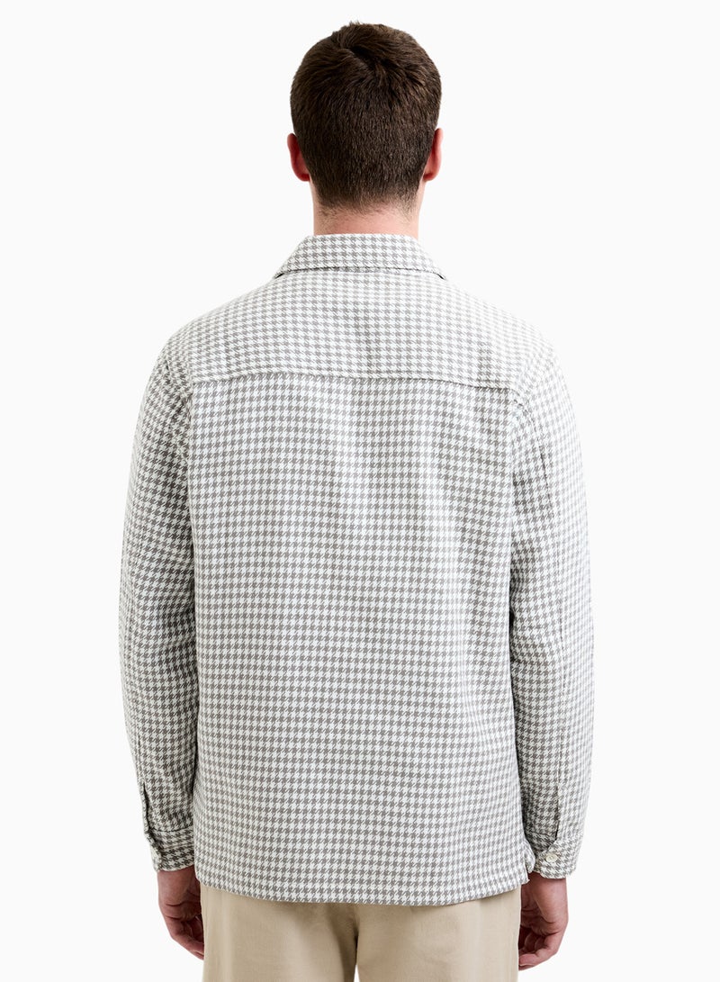 French Connection Houndstooth Button Through Jacket - Image 2