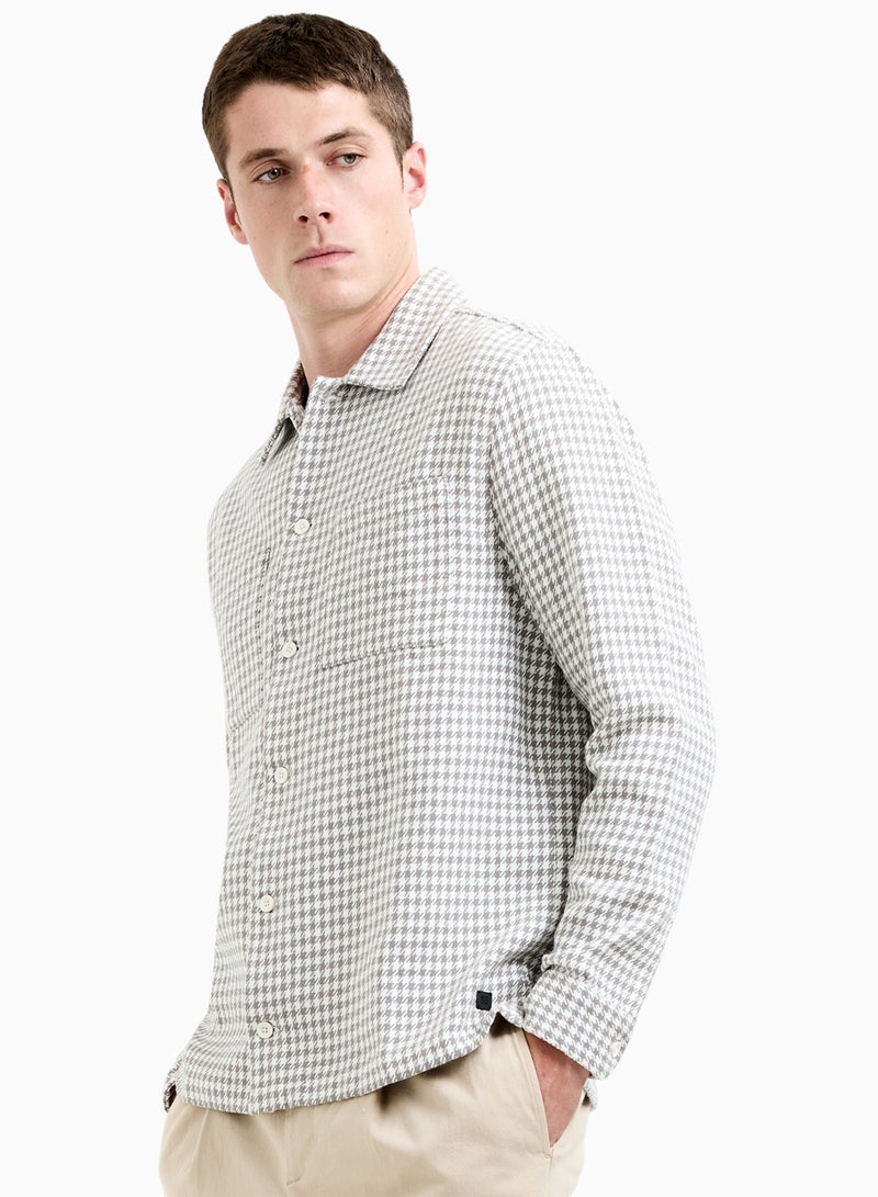 French Connection Houndstooth Button Through Jacket - Image 3