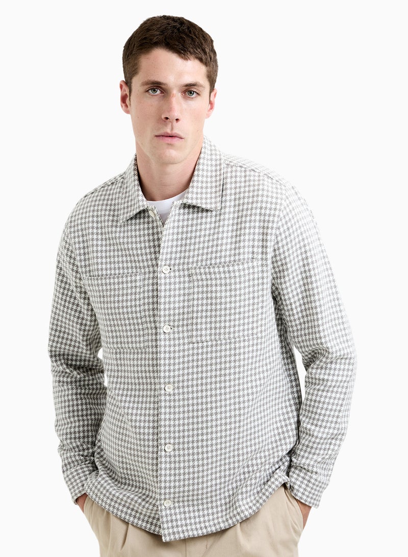 French Connection Houndstooth Button Through Jacket - Image 4