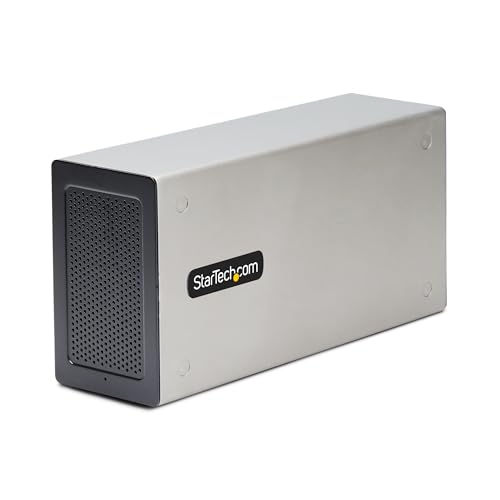 Startech.com StarTechcom Thunderbolt 3 PCIe Expansion Chassis External Enclosure WDual PCI Express Slots PCIe Box for LaptopsDesktopsAllinOnes 8K4K Output Via TB3DP 14 TAA 2TBT3PCIEENCLOSURE - Image 1