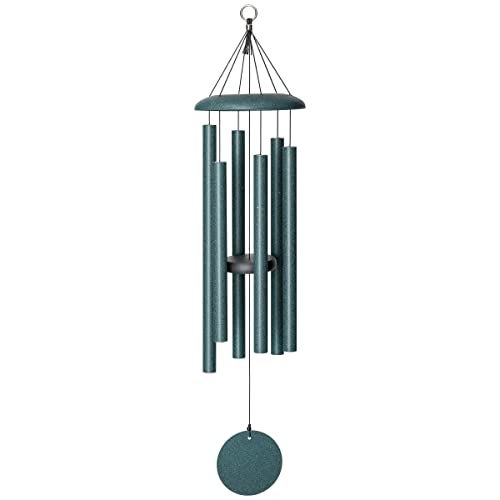 Corinthian Bells by Wind River – 36 inch Green Wind Chime for Patio, Backyard, Garden, and Outdoor Decor (Aluminum Chime) Made in The USA - Image 3