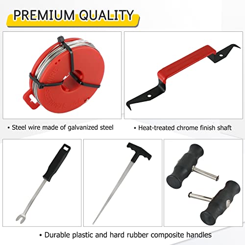 Acymner 7PCS Windshield Removal Tool Kit | Automotive Wind Glass Remover Hand Tool,Windscreen Remover Set for Classic Vintage Car - Image 3