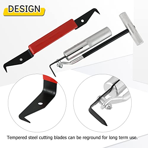 Acymner 7PCS Windshield Removal Tool Kit | Automotive Wind Glass Remover Hand Tool,Windscreen Remover Set for Classic Vintage Car - Image 4