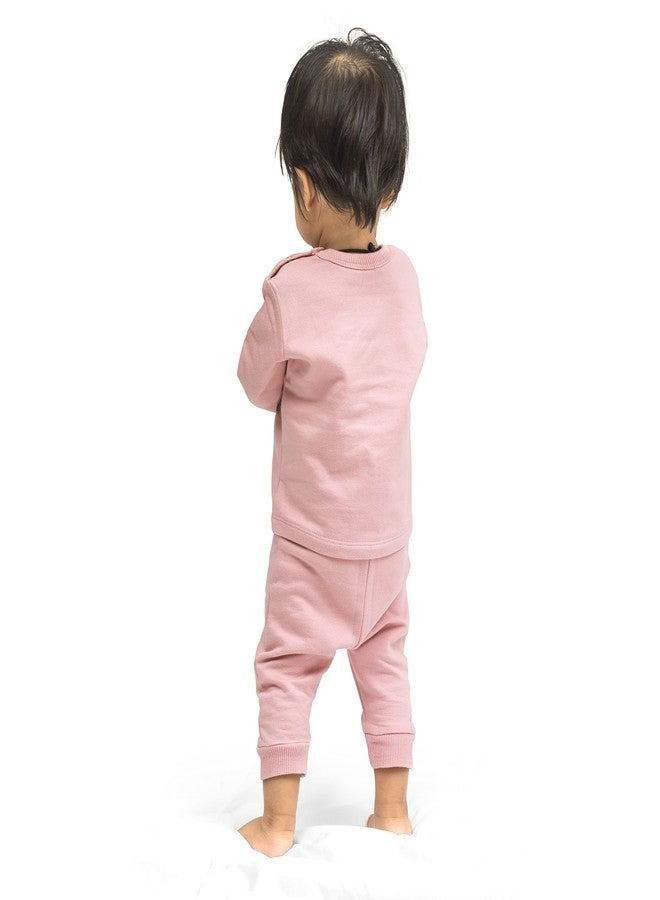 ARIEL Cotton Fleece Clothing Printed Pajama Sets For Boys & Girls - Unisex Winter Clothing Sets Full Sleeve T-Shirt & Pant, 18-24 Months, Multicolor - Image 4