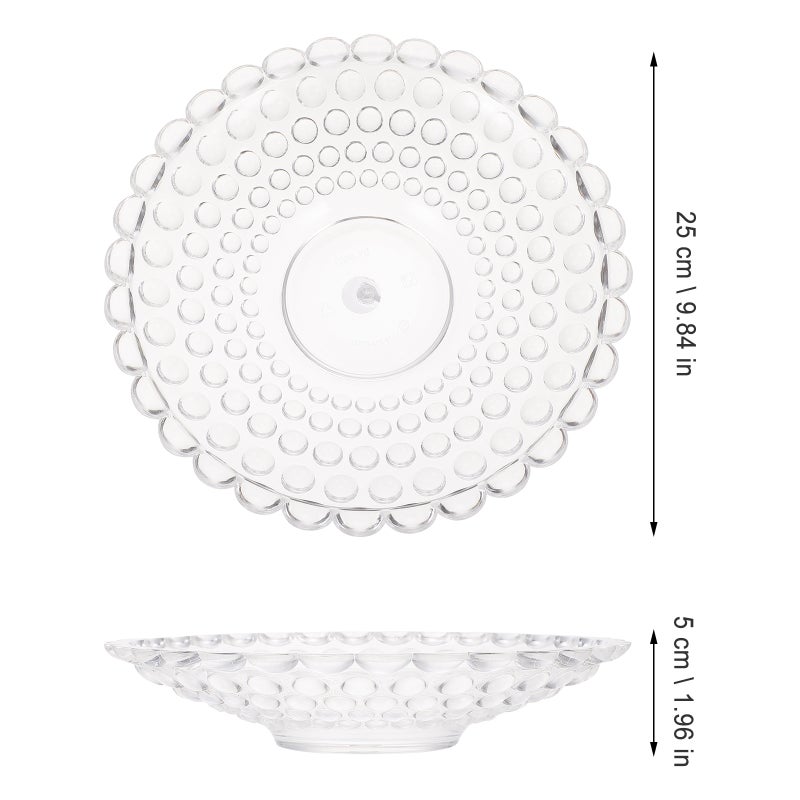 1pc Fruit Storage Plate Household Snacks Container Fruit Plate - Image 4