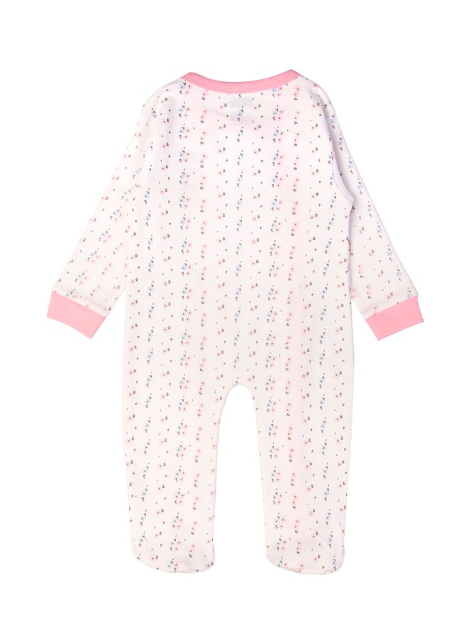 Babies Basic 100% Cotton Printed Long Sleeves Jumpsuit/Romper/Sleepsuit For Babies  - Image 4
