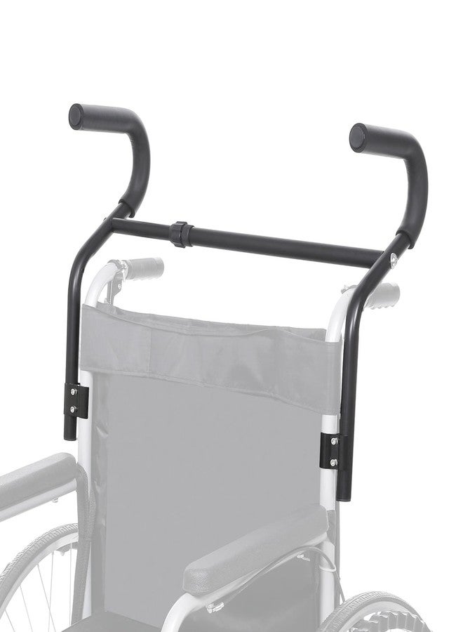 JFMkaer Wheelchair Handle Extender (500lbs Weight Capacity), Curved Handle/Ergonomic Design, Adjustable Wheel Chair Accessories, for Wheelchair, Rallator & Stroller - Image 1