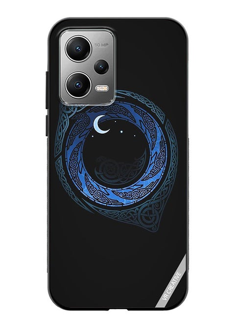 Protective Case Cover For Xiaomi Redmi Note 12 Pro Moonlight Design Multicolour