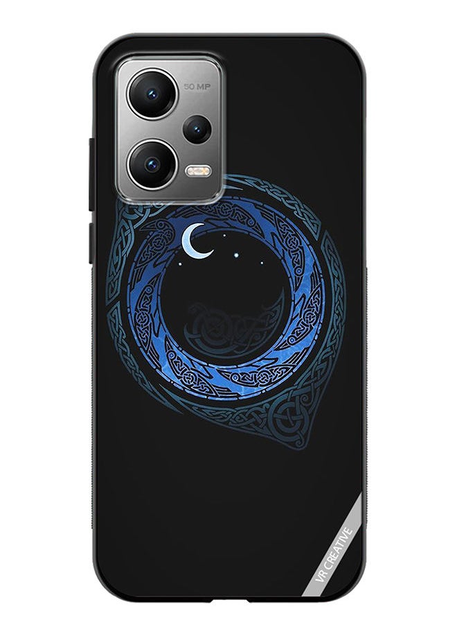 VR CREATIVE - Protective Case Cover For Xiaomi Redmi Note 12 Pro Moonlight Design Multicolour - Image 1