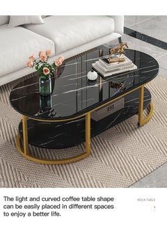 Sharpdo Coffee Table Double Deck With Lockers with Storage Wooden Mesas Home Living Room Modern Design LuxuryFurniture  - Image 3