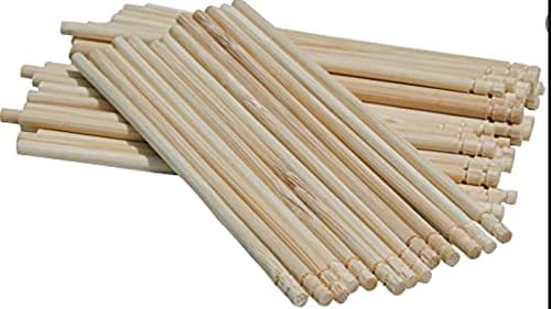 Adaamya® 6" - 500 Pcs Disposable Bio-degradable Round Bamboo Beverage Stirrer Sticks for Drinks, Cocktail Coffee, Tea, Soup Stirrer for Bar Coffee Shops Restaurants & Cafeterias (6" - 15 cm, 500) - Image 2
