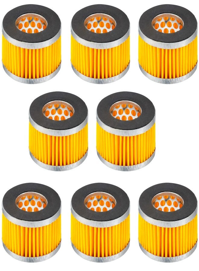 Vesici 8 Pcs Air Compressor Replacement Filter Elements 2.6 x 1.6 Inch Piston Type Air Compressor Intake Paper Filter Elements - Image 1