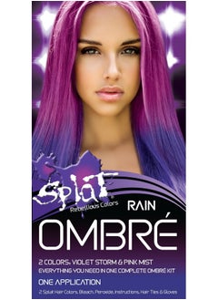SPLAT Rebellious Colors Hair Coloring Complete Kit Rain Ombre  - Image 1