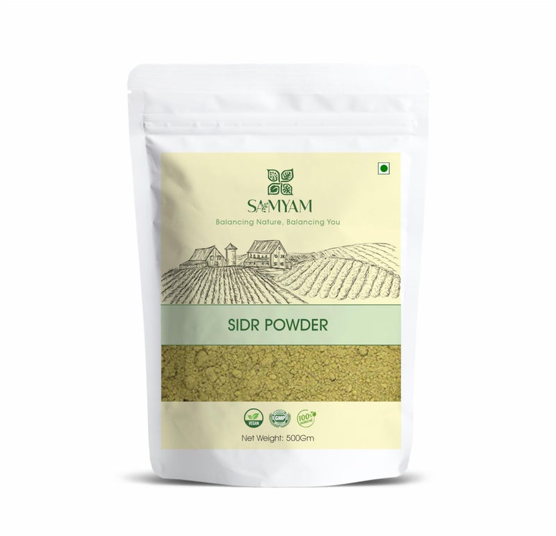 SAMYAM Natural SidrJujube Powder 500g 11 lb Natural Hair and Body Cleanser Herbal Soap - Image 2