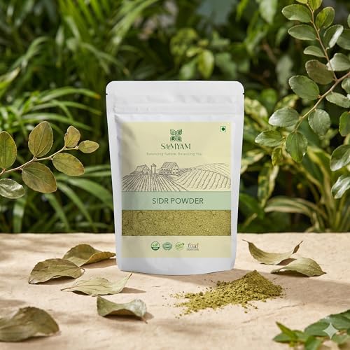 SAMYAM Natural SidrJujube Powder 500g 11 lb Natural Hair and Body Cleanser Herbal Soap - Image 3