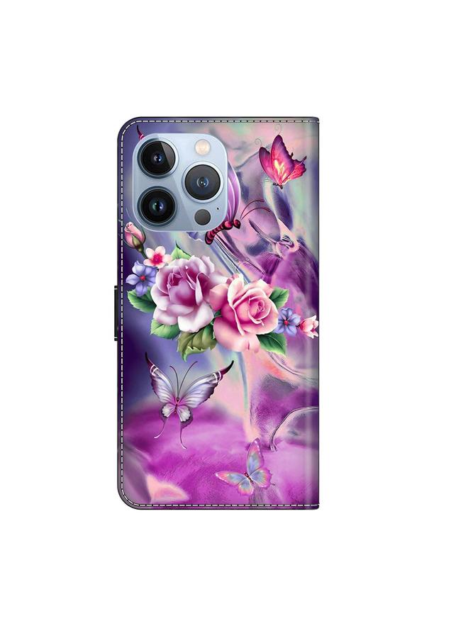 Zaboon Case For iPhone 13 Pro Crystal 3D Shockproof Protective Leather Phone Case - Image 3