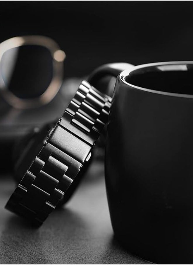 ملائكي  أحزمة ساعة Apple المتوافقة 42 مم 44 مم 45 مم 49 مم، سوار iWatch من الفولاذ المقاوم للصدأ مع حافظة لساعة Apple Series 8/7/6/5/4/3/2/1/SE/SE2/Ultra  - Image 4