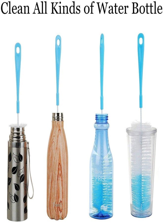 SVDK Plastic Multipurpose Bottle Cleaning Brush for Baby Feeding Bottle Water Glass Bottle Cleaner Long Handle Brush(Colour May Vary) -Set of 2 - Image 2