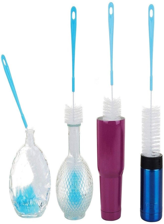 SVDK Plastic Multipurpose Bottle Cleaning Brush for Baby Feeding Bottle Water Glass Bottle Cleaner Long Handle Brush(Colour May Vary) -Set of 2 - Image 4
