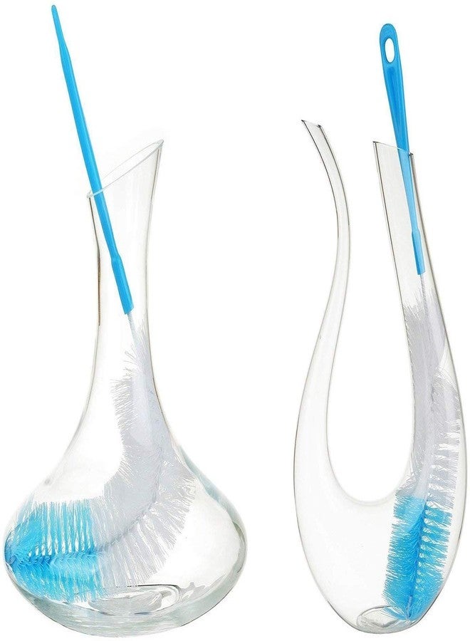 SVDK Plastic Multipurpose Bottle Cleaning Brush for Baby Feeding Bottle Water Glass Bottle Cleaner Long Handle Brush(Colour May Vary) -Set of 2 - Image 3