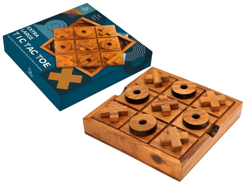 BSIRI Extra Large Tic Tac Toe Board Games Ideal for Games Family Games and Game Night for Adults Farmhouse Decor for Coffee Table Decor Unique Gifts for All Occasions 86 Inch - Image 2