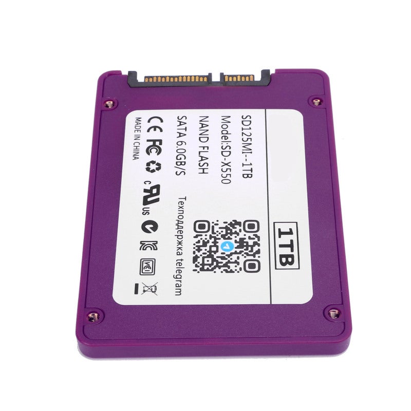 2.5 Inch SSD: 3D NAND Flash, 550MB/s High Speed Read Write - Fast Boot-Up, Energy Efficient Internal Solid State Drive for Desktops, Laptops And All-In-One Computers - Image 2