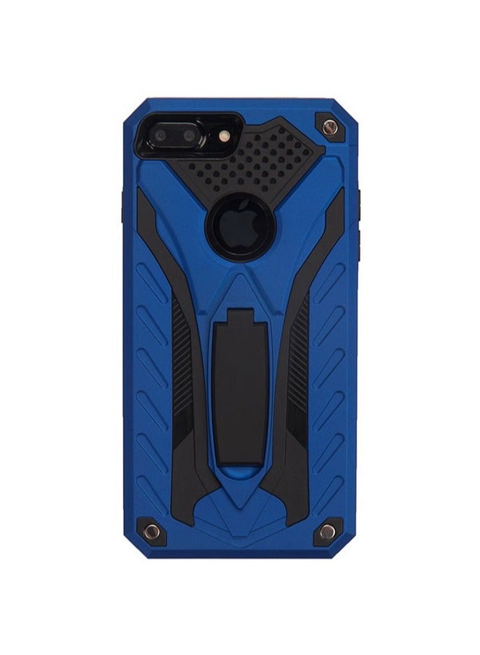 Bills iPhone 7 PLUS Premium Armor Case Built-In Kickstand - Military-Grade Shockproof Protective Cover with Reinforced Corners (Blue)  - Image 1