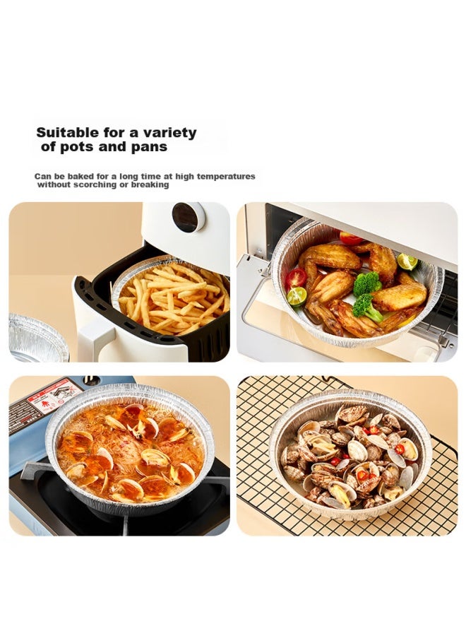 JD.com Jd Jingzao Air Fryer Oven Special Aluminum Foil Bowl Plate For Barbecue Camping Diameter 18.5cm - Image 2