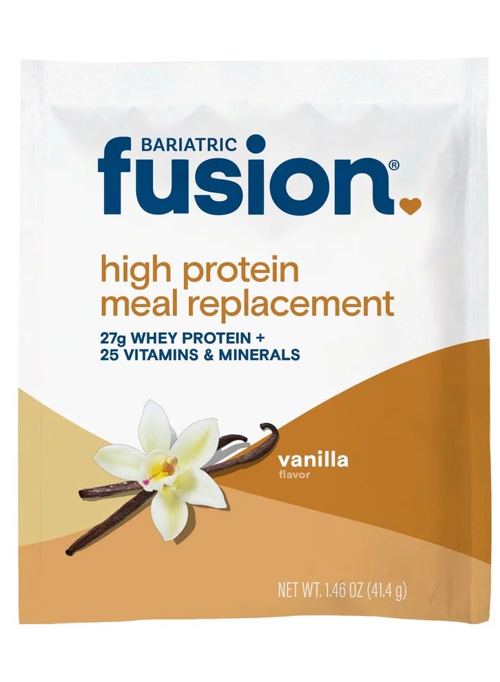 Bariatric Fusion Vanilla High Protein Meal Replacement - Single Serve Packet 42.1g  - Image 1