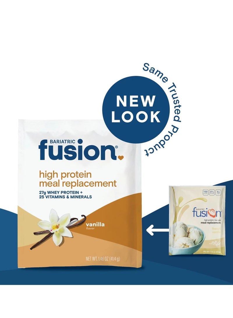 Bariatric Fusion Vanilla High Protein Meal Replacement - Single Serve Packet 42.1g  - Image 2