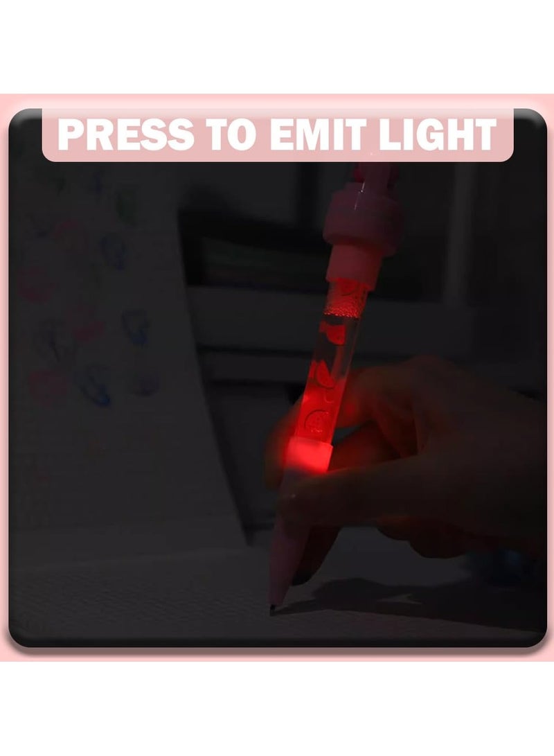 Zikra Magic Blowing Ballpoint Pen for Kids, Creative 5 in1 Multifunctional Cartoon Seal Bubble Ballpoint Pen, Upgrade Magic Bubble Roller Stamp Ballpoint Pen for Children Students Gift Reward (6PCS) - Image 4