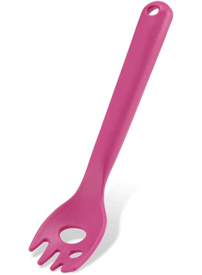 Beco, Bamboo Mashing Spork, Wet Dog Food and Raw Feeding, Dish Washer Friendly, Pink - Image 1