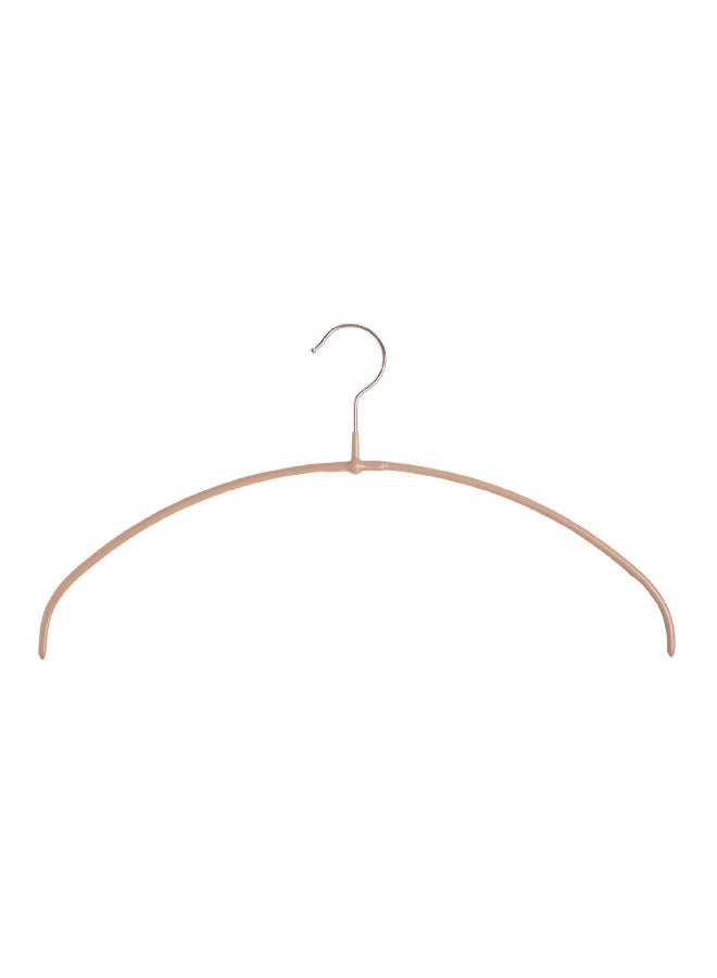 Mawa Economic Euro Space-Saving Grip Coating Rotating Hook Cloth Hanger Latte Macchiato 8.75 x 0.12 x 15 Inch 04145 22 001  - Image 2
