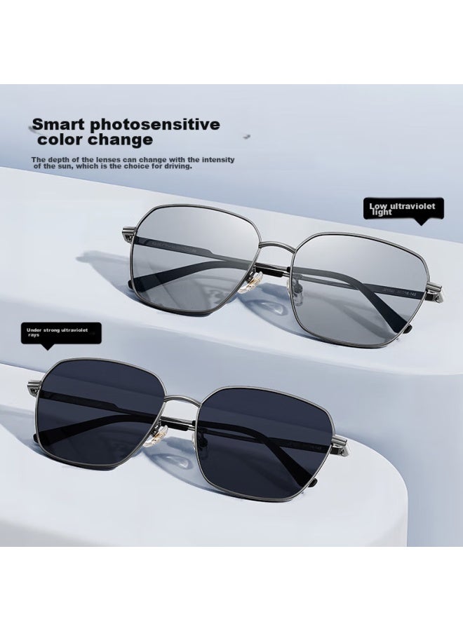 Caponi Photochromic Polarized Sungl For Men, Outdoor Driving Specific Night Vision Gl, Day And Night Dual-use Uv Protection - Image 3